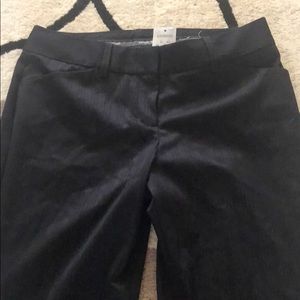 New Express Editor Tonal Black Striped Pants 2